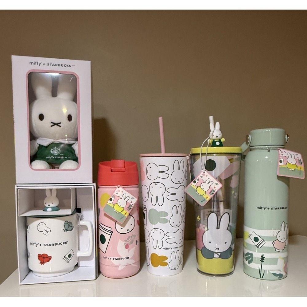 New Miffy STARBUCKS 2026 Complete Store Collection Viral- Sold Out